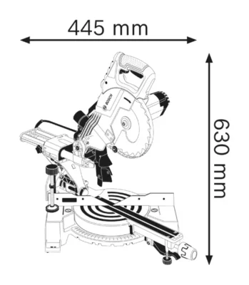 BOSCH GCM 800 SJ Potezna pila Professional alati matic 881343881 Alati Matić Alati vrhunske cijene i kvalitete