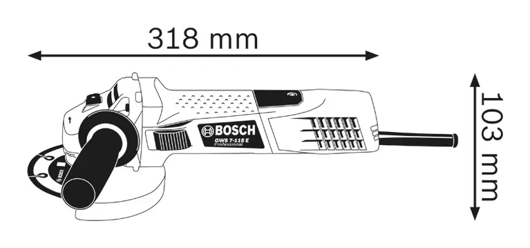 BOSCH GWS 7 115 E kutna brusilica alati matic 881343884 Alati Matić Alati vrhunske cijene i kvalitete