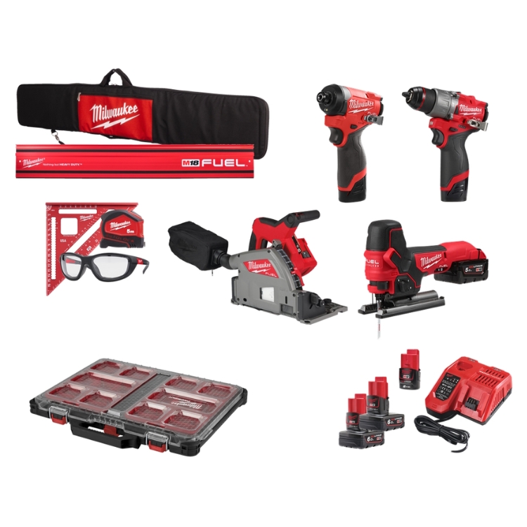 Milwauke M18 FPSSM12-456P akumulatorski set alata