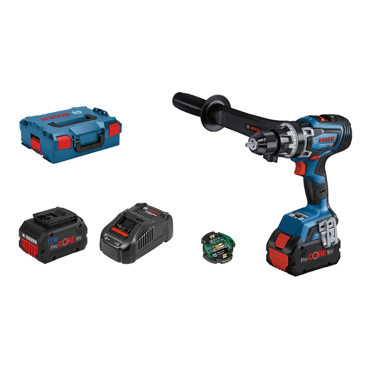BOSCH GSB 18V-150 C akumulatorska udarna bušilica set