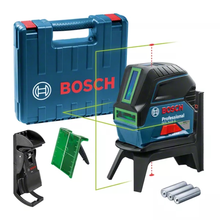 BOSCH GCL 2-15 G križni laserski nivelir