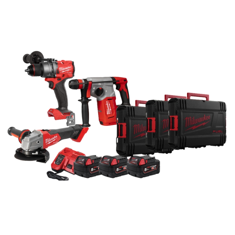Milwaukee M18FPP3P-503 akumulatorski komplet alata