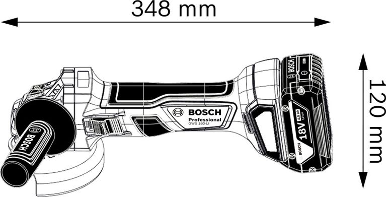 BOSCH GWS180 LI 125MM AKU KUT. BRUS. 2 X 40AH alati matic 912523588 Alati Matić Alati vrhunske cijene i kvalitete