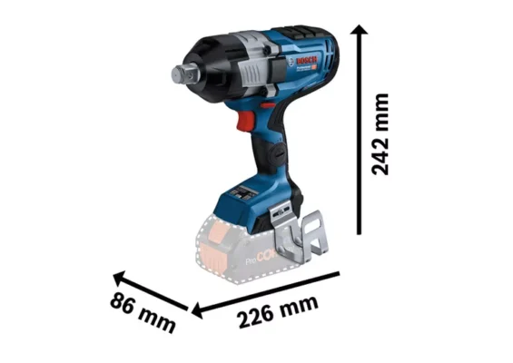 BOSCH GDS 18V 1600 HC akumulatorski udarni stezac alati matic 881343881 Alati Matić Alati vrhunske cijene i kvalitete
