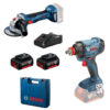 BOSCH kombinirani set GDX 180 Li GWS 180 Li 2x4.0Ah alati matic 33012025 Alati Matić Alati vrhunske cijene i kvalitete