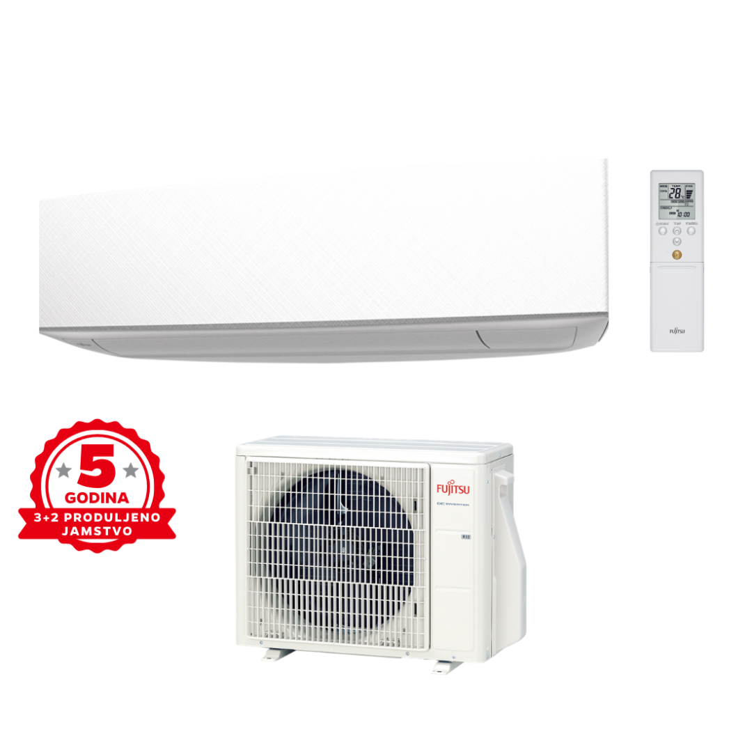 Fujitsu Design Inverter 3,4 kW - bijeli - ASYG12KETA/AOYG12KETA