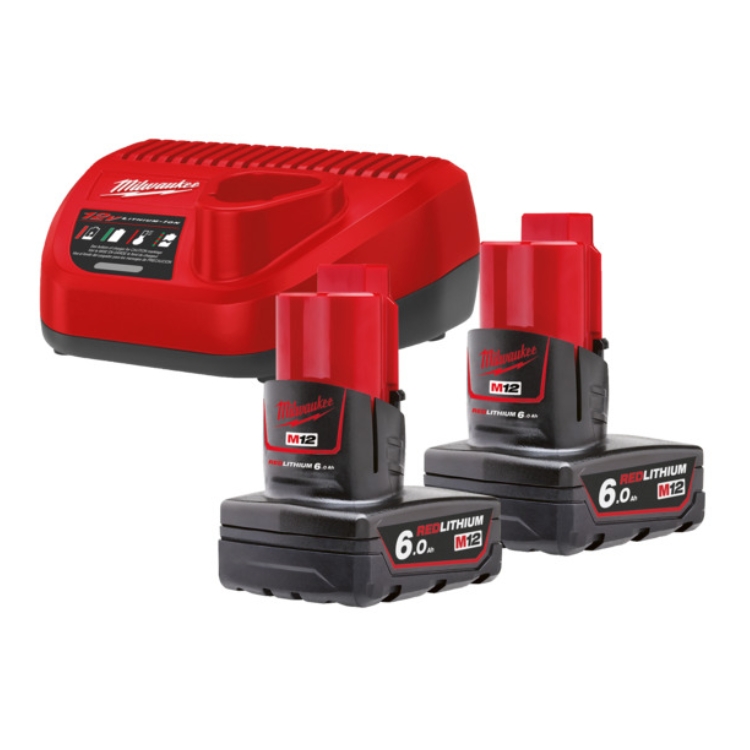 Milwaukee M12NRG-602 set akumulatora s punjačem