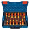 BOSCH 14-dijelni set izvijača VDE + L-BOXX