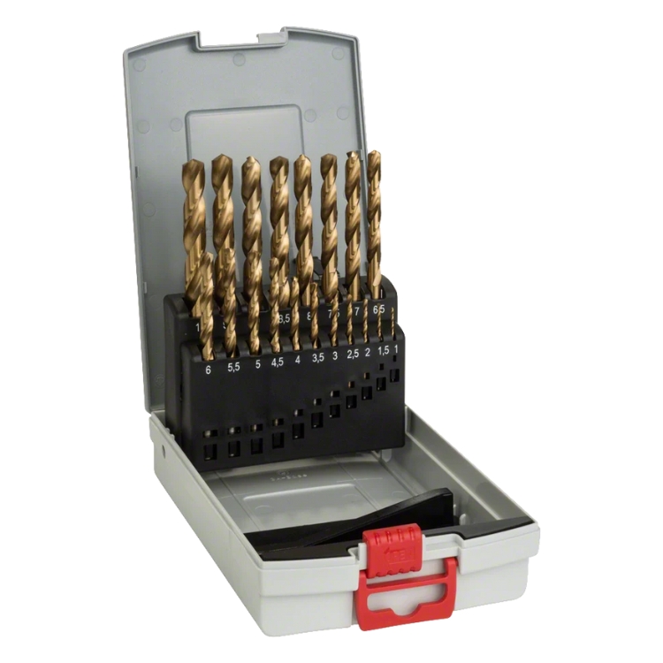 BOSCH 25-dijelni set Robust Line svrdla za metal HSS-TiN
