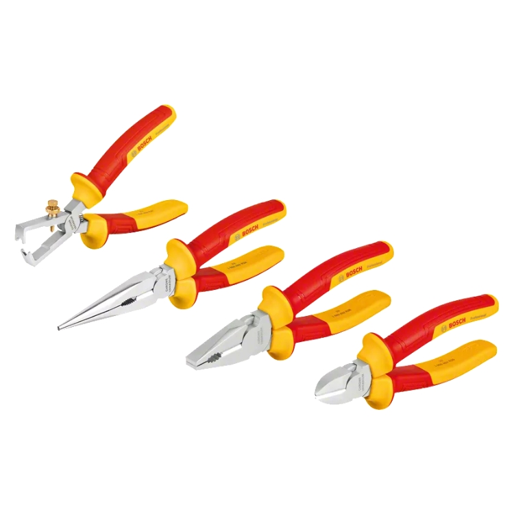 BOSCH 4-dijelni set kliješta VDE