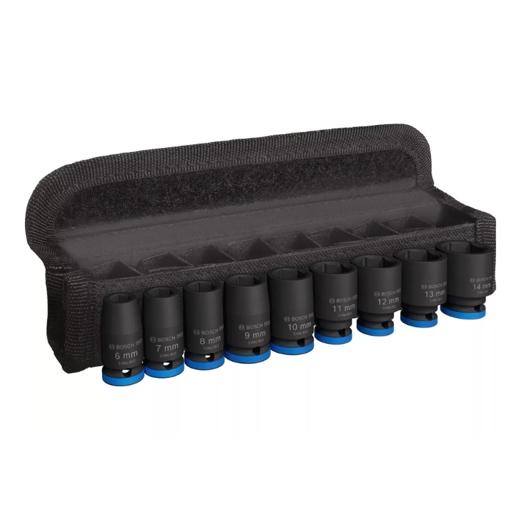 BOSCH PRO 9-dijelni set dugih nasadnih udarnih ključeva 3/4″ 17-32