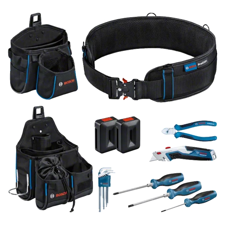 BOSCH Professional remen za alat 108 + GWT 2 + GWT 4 + 2xProClick + pribor
