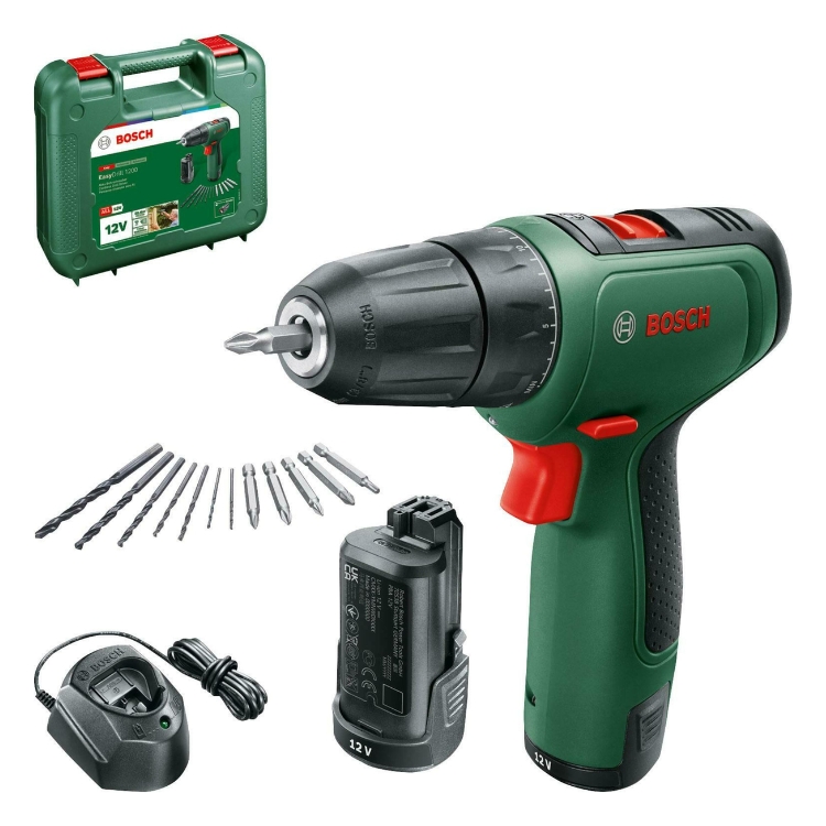 BOSCH aku bušilica-izvijač EasyDrill 1200 2xAku 12V 1,5Ah + kovčeg