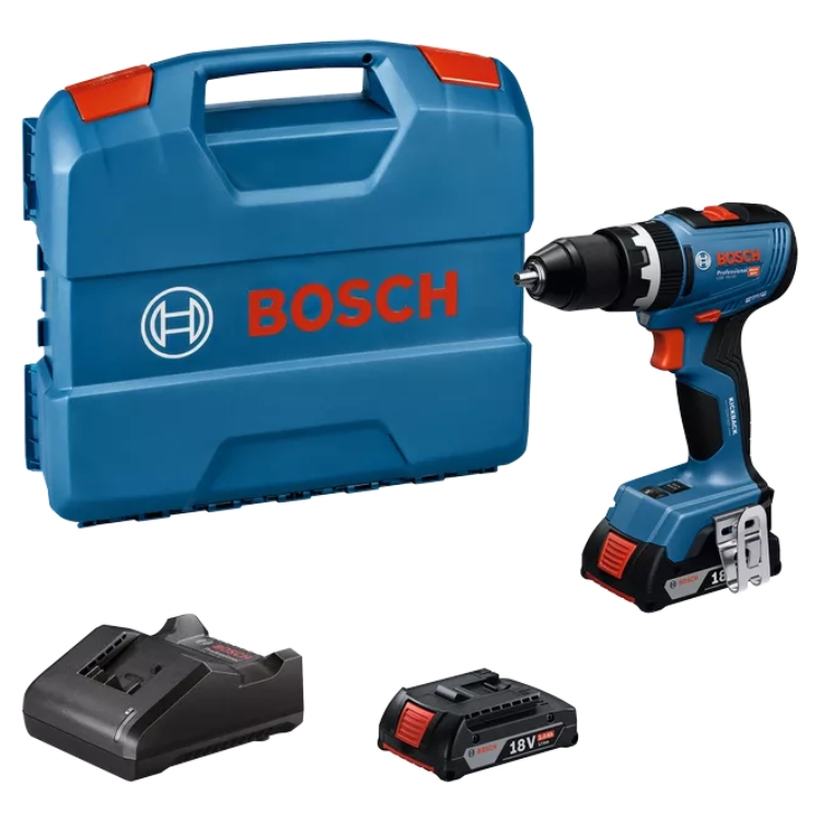 BOSCH aku bušilica-izvijač GSB 18V-65 2xAku 18V 5,0Ah + L-BOXX