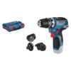 BOSCH aku bušilica-izvijač GSR 12V-35 FC + 4 nastavka + L-BOXX