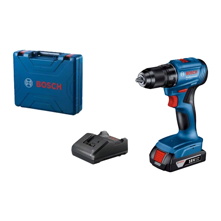 BOSCH aku bušilica-izvijač GSR 185-LI 1xAku 18V 4,0Ah + torba