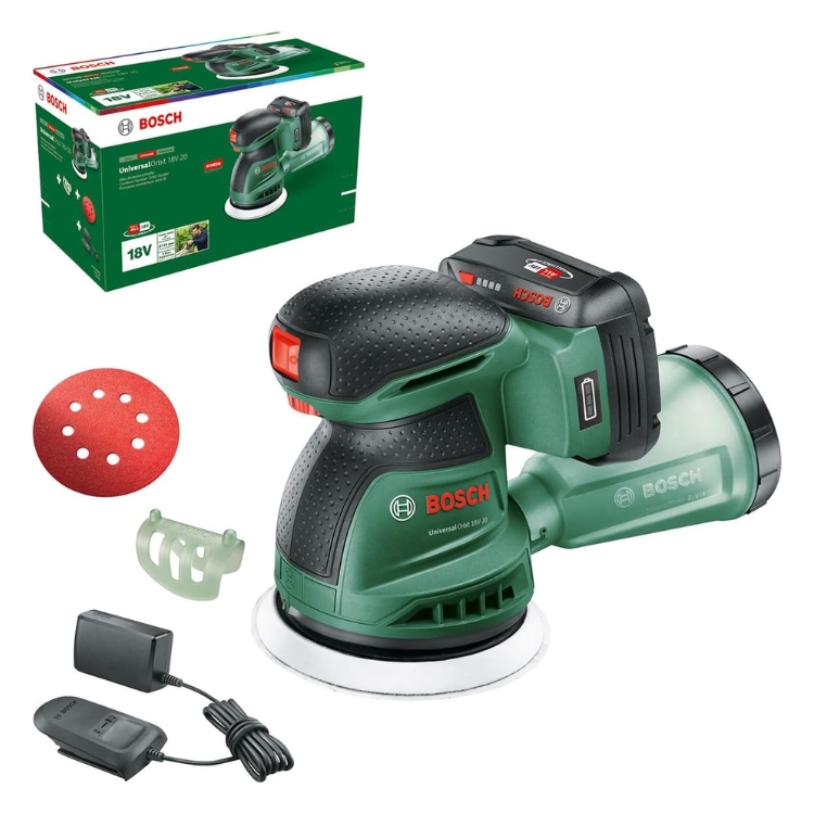 BOSCH aku ekscentarska brusilica UniversalOrbit 18V-20 1xAku 18V 2,0Ah