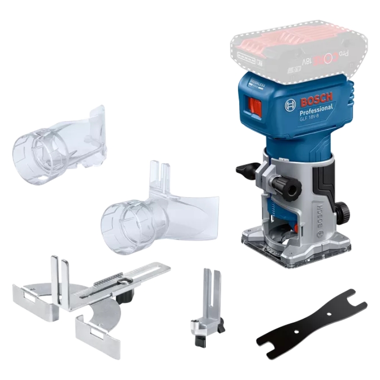 BOSCH aku glodalica rubova GLF 18V-8