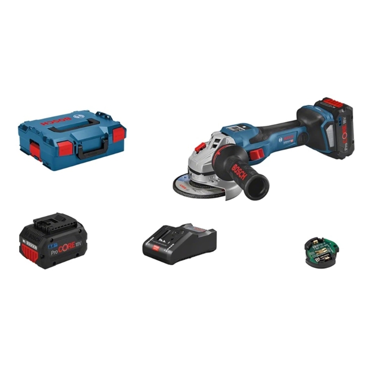 BOSCH aku kutna brusilica GWX 18V-15 SC 2XAku 18V 8,0Ah + L-BOXX