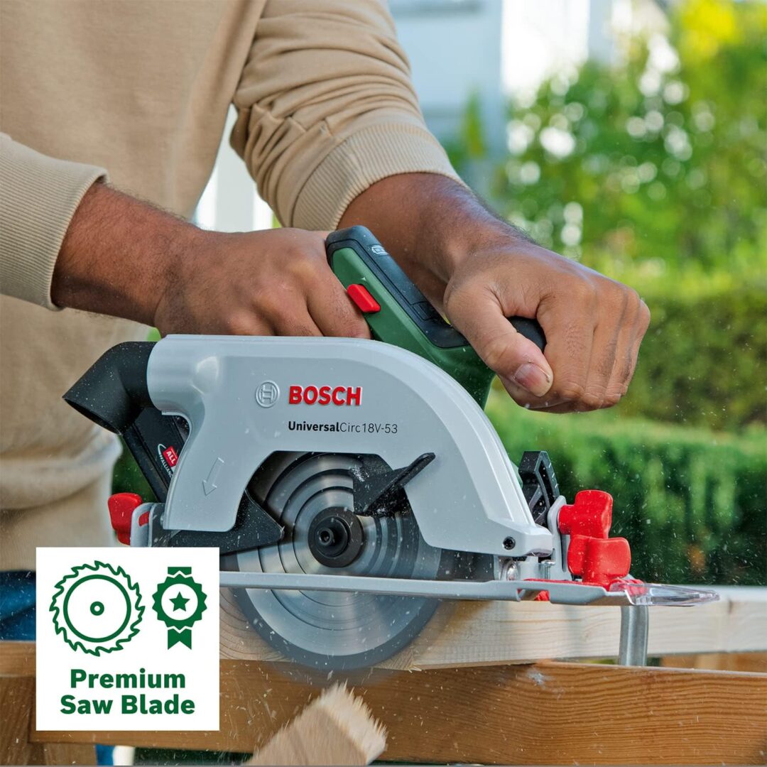 BOSCH aku ručna kružna pila UniversalCirc 18V-53 + aku set - Slika 3