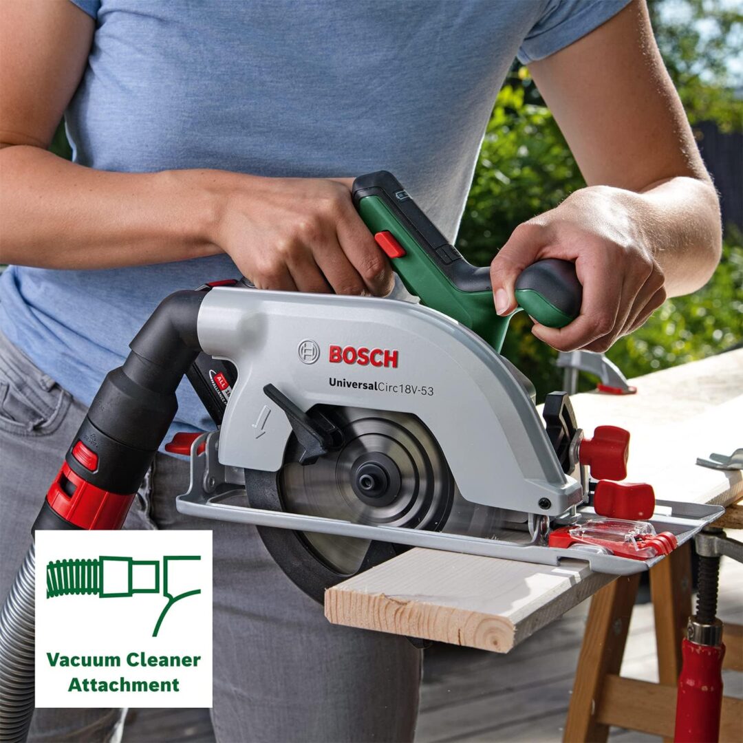 BOSCH aku ručna kružna pila UniversalCirc 18V-53 + aku set - Slika 5