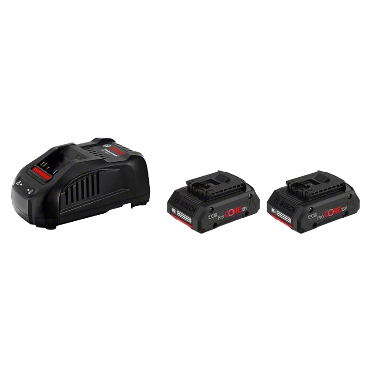 BOSCH aku set 2xAku ProCORE 18V 4,0Ah + GAL1880 CV