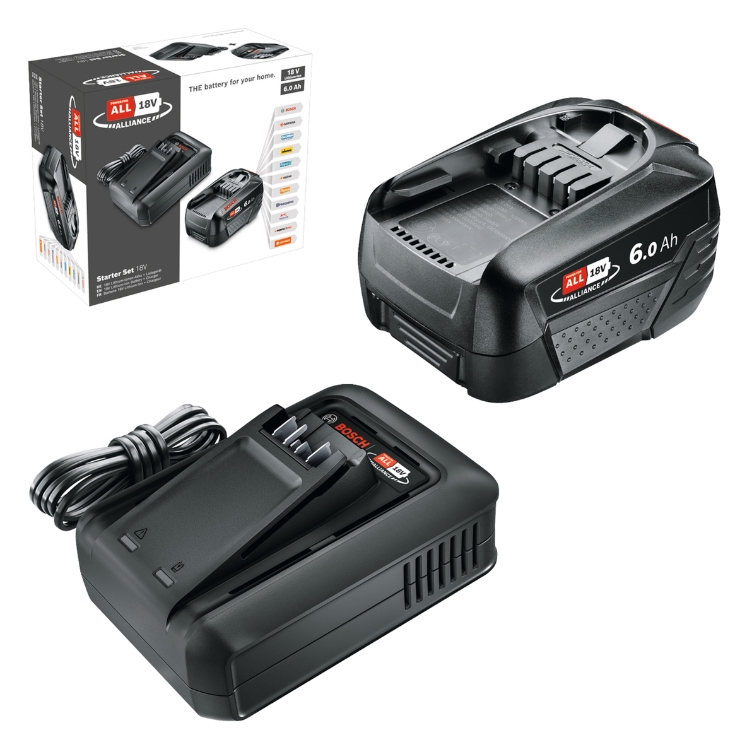 BOSCH aku set PBA 1x18V 6,0Ah + AL 18V-44