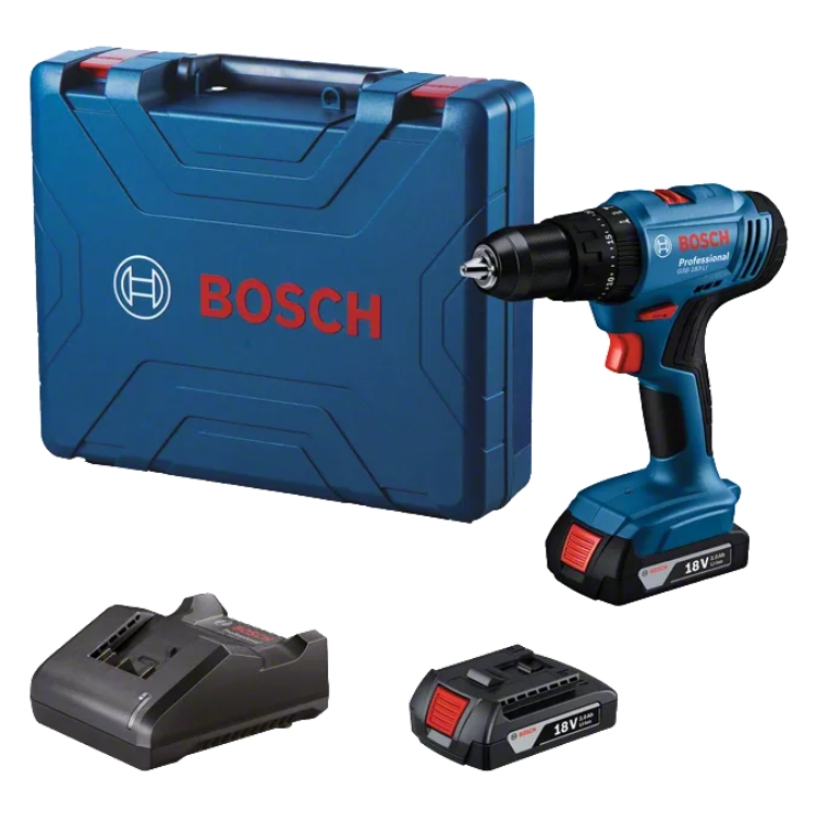BOSCH aku udarna bušilica-izvijač GSB 183-LI 2xAku 18V 2,0Ah + kovčeg
