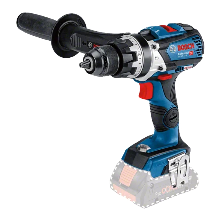 BOSCH aku udarna bušilica-izvijač GSB 18V-110 C 2xAku 18V 5,0Ah+ L-BOXX