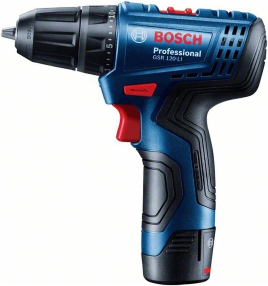BOSCH aku udarni stezač GDR 120-Li + aku bušilica GSR 120-LI + 2xAku 12V 2,0Ah + kovčeg - Slika 2