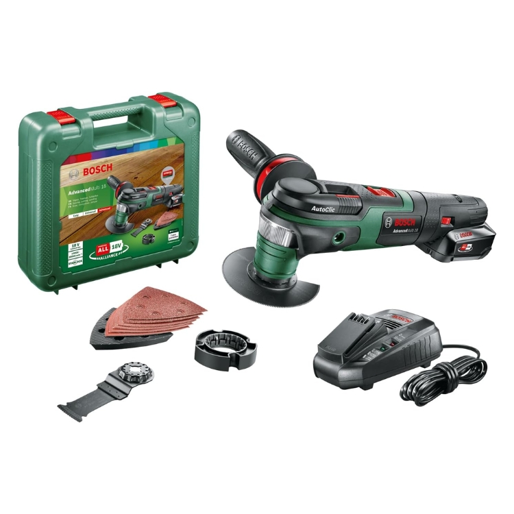 BOSCH aku višenamjenski alat AdvancedMulti 18 1xAku 18V 2,5Ah
