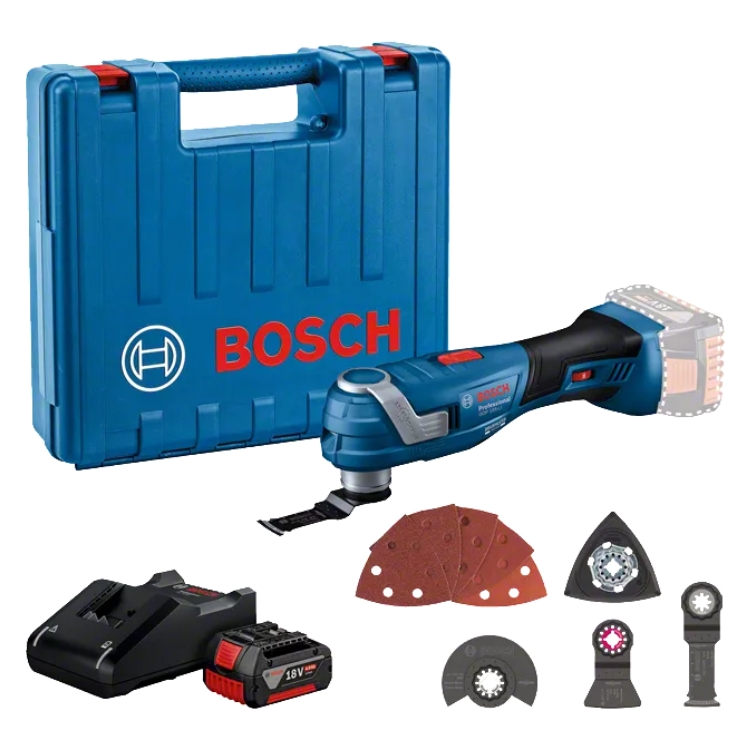BOSCH aku višenamjenski alat GOP 185-LI 1xAku 18V 4,0Ah + kovčeg