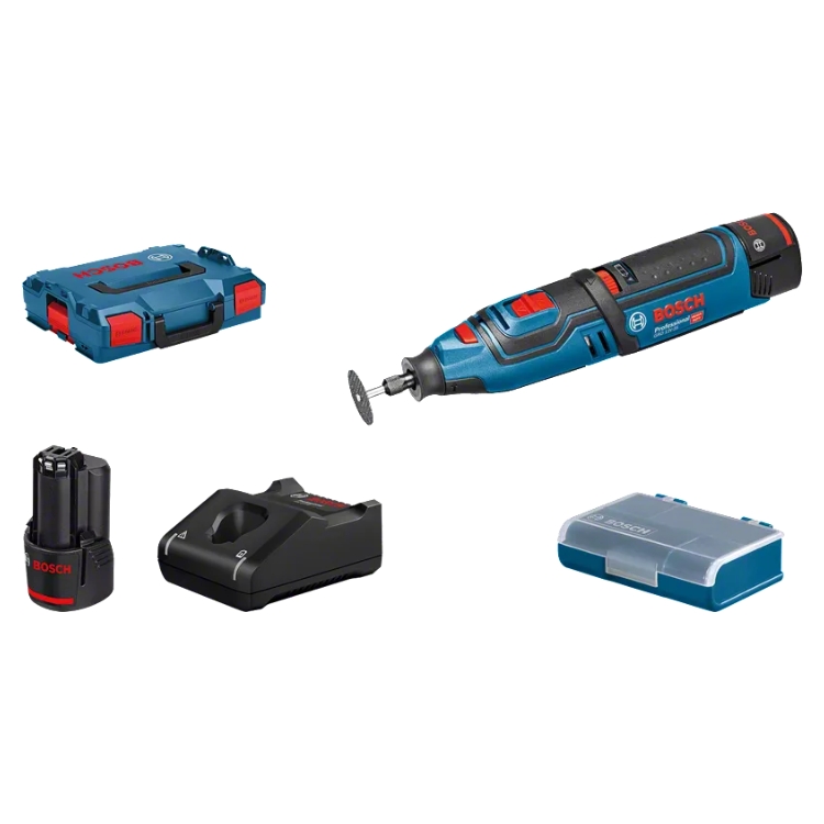 BOSCH aku višenamjenski alat GRO 12V-35 2xAku 12V 2,0Ah +L-BOXX