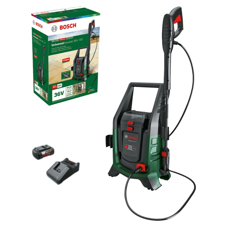 BOSCH aku visokotlačni perač UniversalAquatak 36V-100 1xAku 36V 4,0Ah