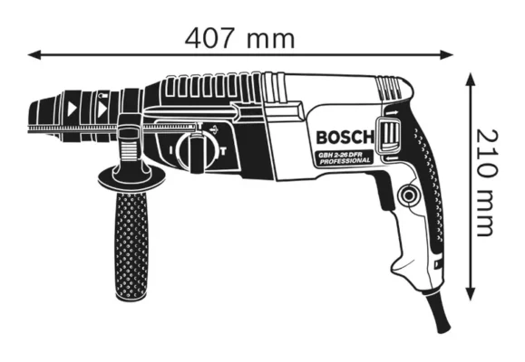 BOSCH busaci cekic GBH 2 26 DFR kovceg izmjenjiva stezna glava alati matic 889847593 Alati Matić Alati vrhunske cijene i kvalitete