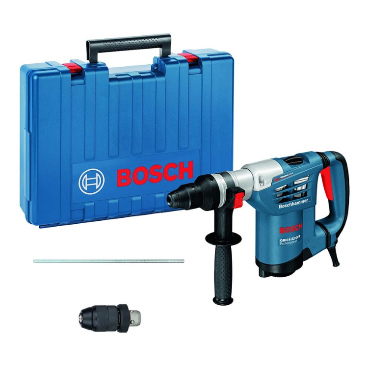 BOSCH bušaći čekić GBH 4-32 DFR + kovčeg + izmjenjiva brzostezna glava