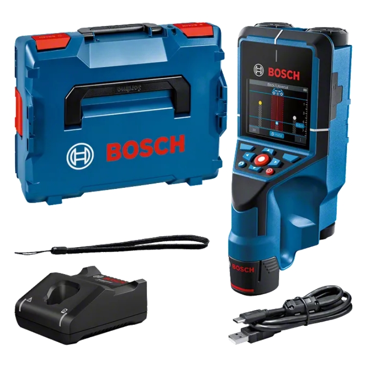 BOSCH digitalni detektor Wallscanner D-tect 200 C 1xAku 12V 2.0Ah + L-BOXX