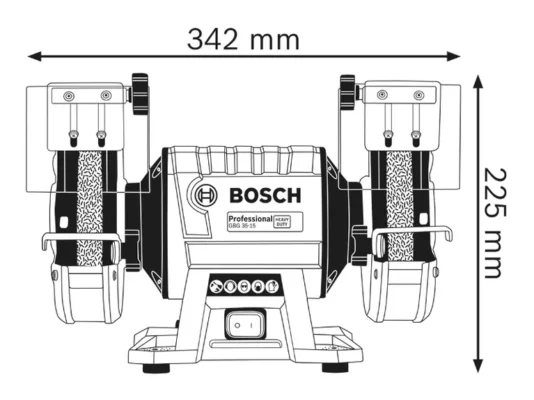 BOSCH dvostrana stolna brusilica GBG 35 15 alati matic 889847523 Alati Matić Alati vrhunske cijene i kvalitete