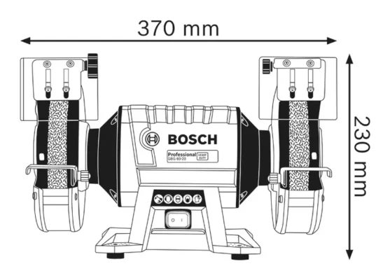 BOSCH dvostrana stolna brusilica GBG 60 20 alati matic 889847594 Alati Matić Alati vrhunske cijene i kvalitete