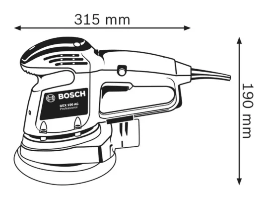 BOSCH ekscentricna brusilica GEX 34 150 alati matic 889847595 Alati Matić Alati vrhunske cijene i kvalitete