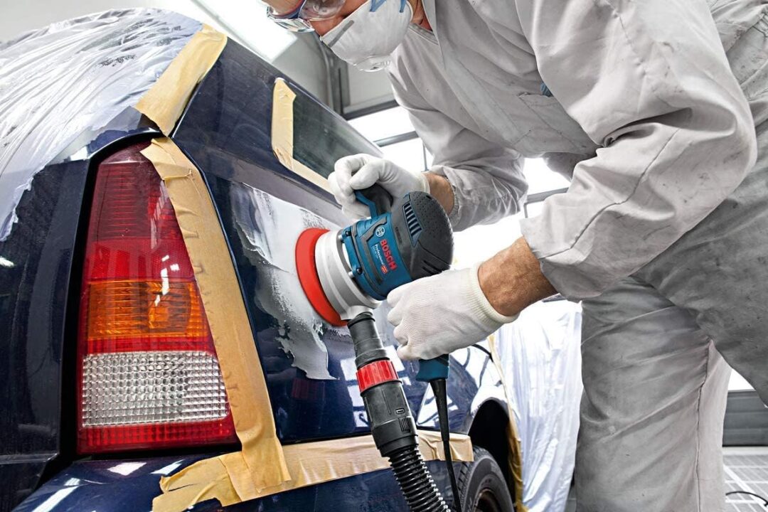 BOSCH ekscentrična brusilica GEX 40-150 + L-BOXX - Slika 3