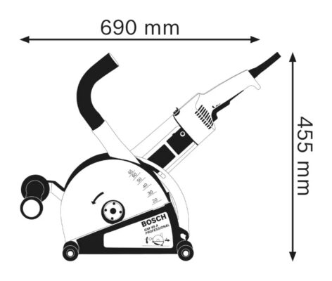 BOSCH glodalica za utore GNF 65 A alati matic 044775666 Alati Matić Alati vrhunske cijene i kvalitete