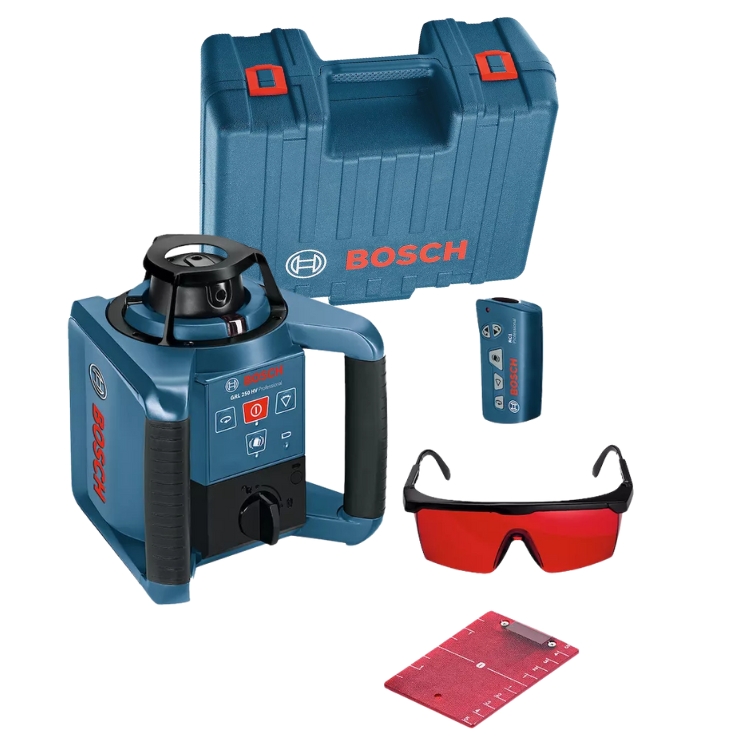 BOSCH građevinski laser GRL 250 HV + kovčeg