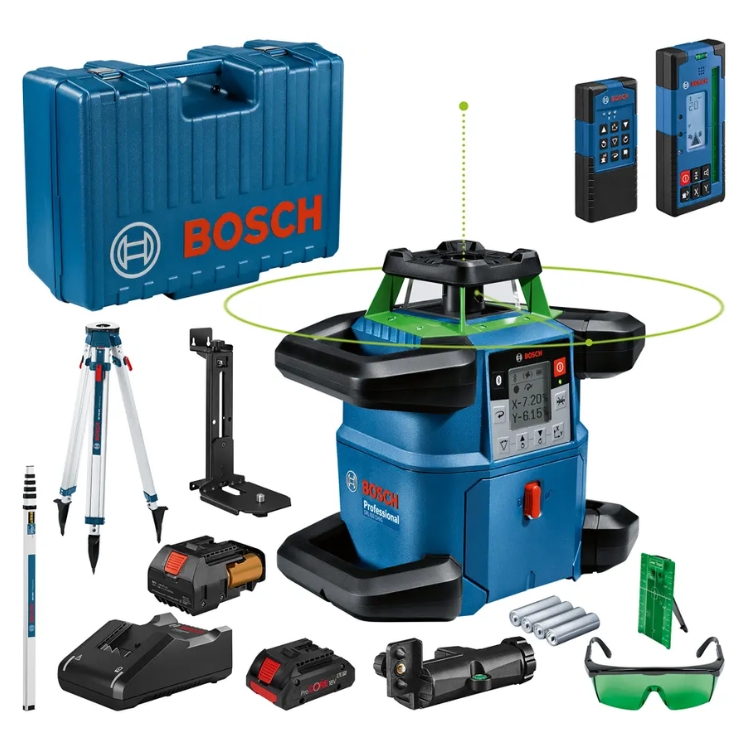 BOSCH građevinski laser GRL 650 CHVG + BT 170 + GR 500 + kovčeg