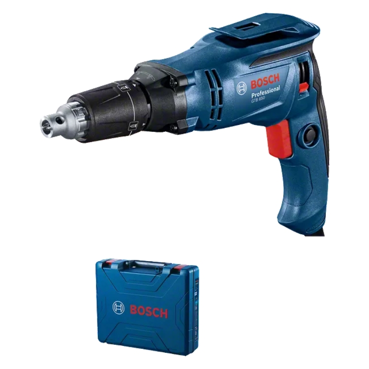 BOSCH izvijač za suhu gradnju GTB 650 + kovčeg