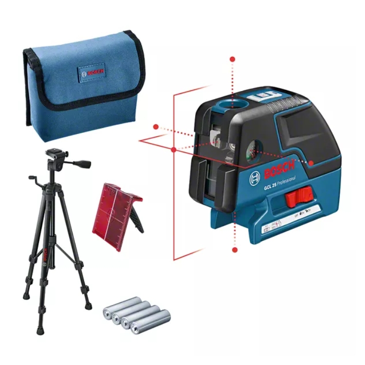 BOSCH kombinirani laser GCL 25 P + BT 150