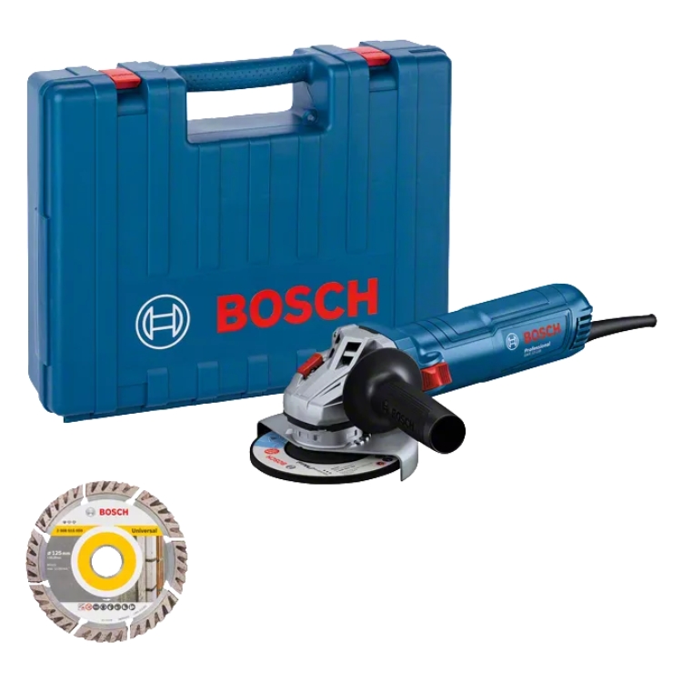 BOSCH kutna brusilica GWS 12-125 + kovčeg