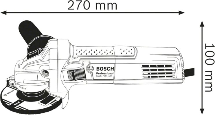 BOSCH kutna brusilica GWS 750 115 S alati matic 881347661 Alati Matić Alati vrhunske cijene i kvalitete
