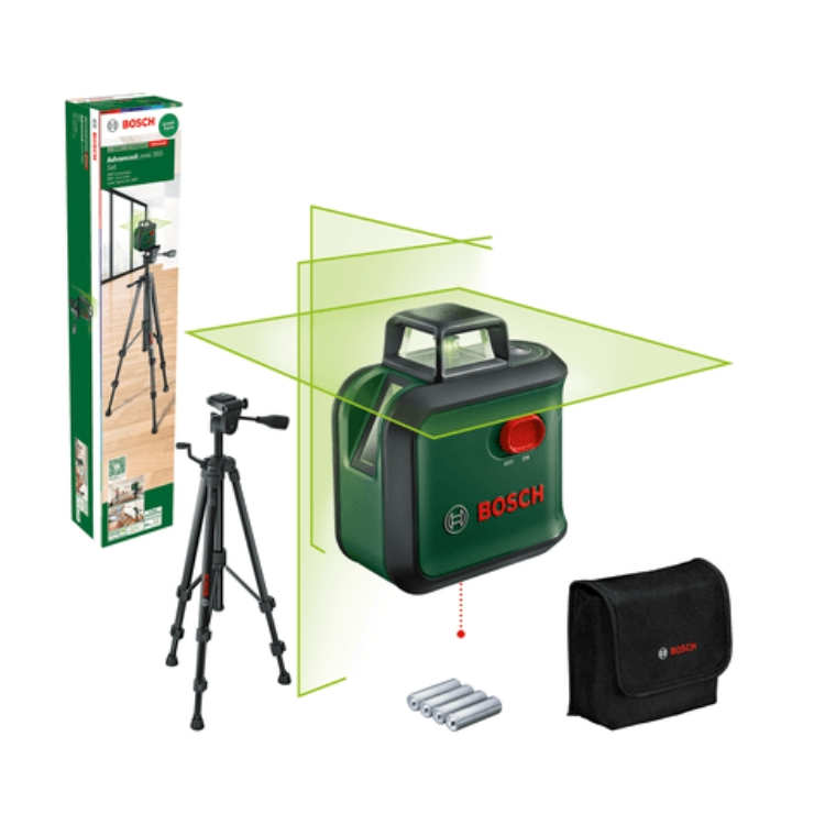 BOSCH laserski nivelir AdvancedLevel 360 Set