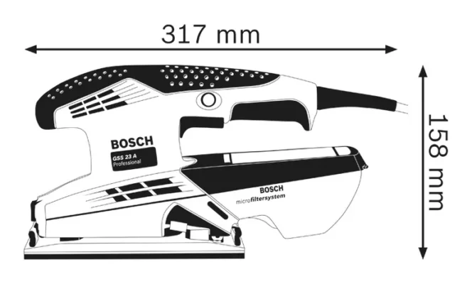 BOSCH oscilirajuca brusilica GSS 23 A alati matic 881347571 Alati Matić Alati vrhunske cijene i kvalitete